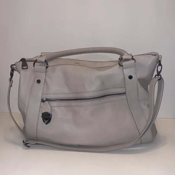 STEVE MADDEN XL B Marlow Bisque Satchel - Picture 7 of 11